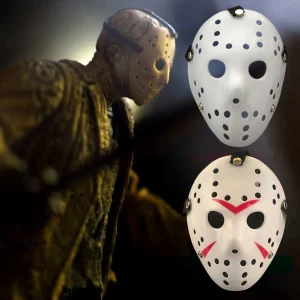 Masque de hockey Jason Voorhees - Accessoire de fête d'Halloween