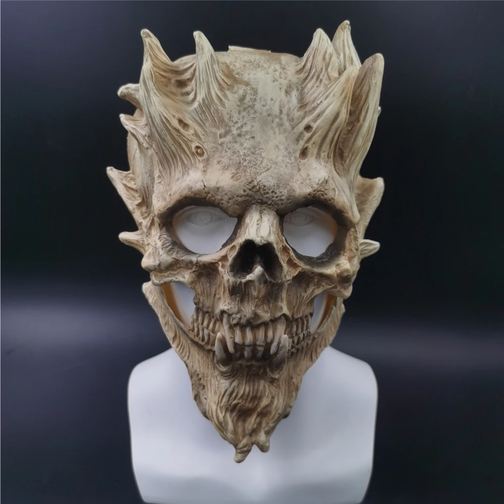Masque d'Horreur Squelette Démoniaque Latex – Image 3