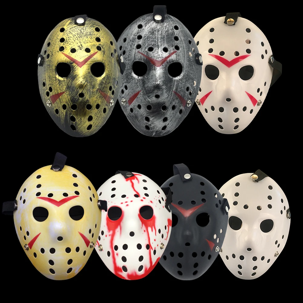 Masque de hockey Jason Voorhees - Accessoire de fête d'Halloween – Image 3