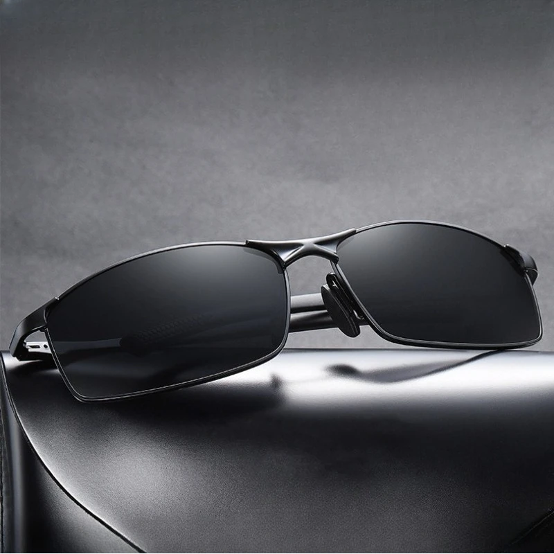 Lunettes de Soleil Polarisées Métalliques Photochromiques DIXSG pour Homme