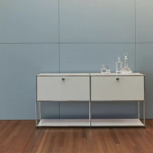 Meuble TV Modulaire Acier Inoxydable - Personnalisable