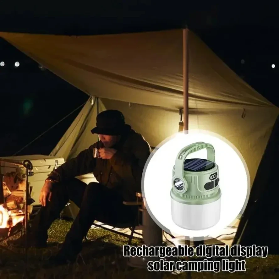 Lanterne LED Solaire Rechargeable ESMARTER pour Camping – Image 3