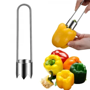 Corer de Poivrons et Légumes en Acier Inoxydable