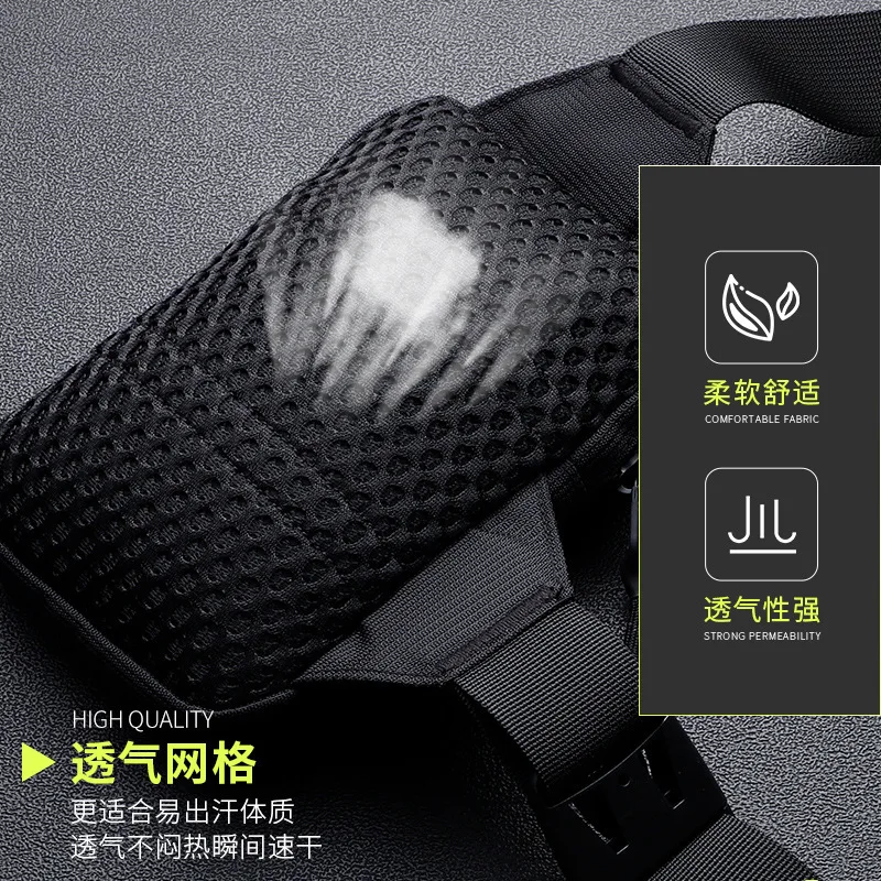 Sac de Poitrine Sport & Loisirs Unisexe Grande Capacité – Image 4