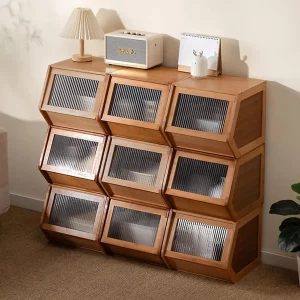 Commode Vintage Bambou Rustique Modulable